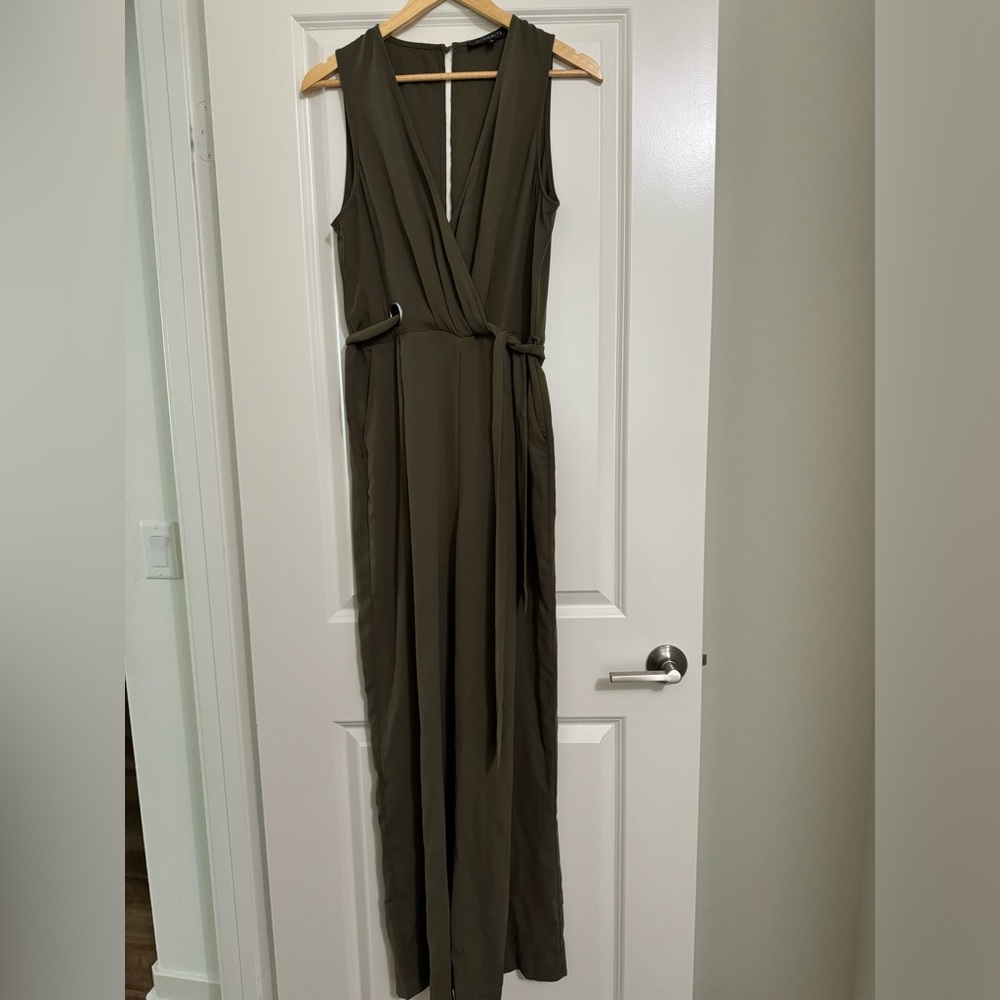 Olive Green Jumpsuit - Medium